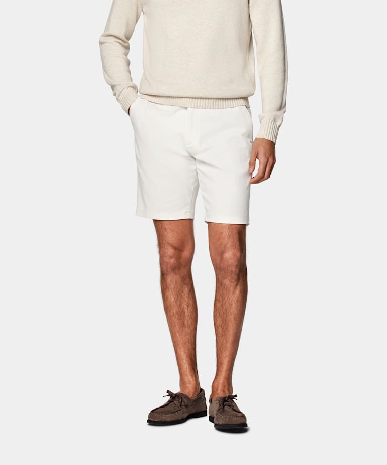 Off-White Slim Leg Chino Shorts