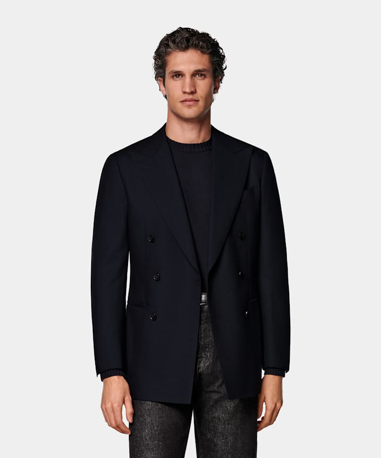 Veste de costume Havana coupe Tailored bleu marine