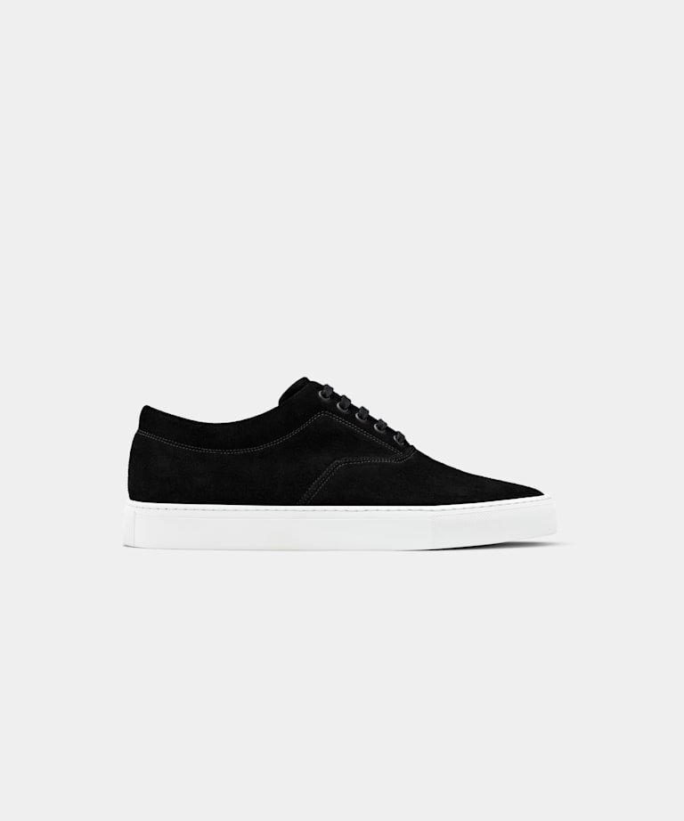 SUITSUPPLY Ante italiano de becerro Sneakers negros