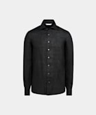 Black Tailored Fit Shirt