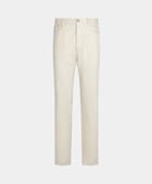 Off-White Straight Leg Tapered Jeans