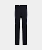 Navy Straight Leg Suit Trousers