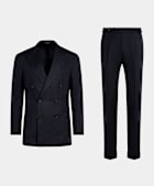 Navy Tailored Fit Havana Suit