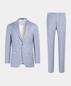 Light Blue Perennial Tailored Fit Havana Suit