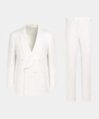 Smoking Milano coupe Tailored blanc cassé
