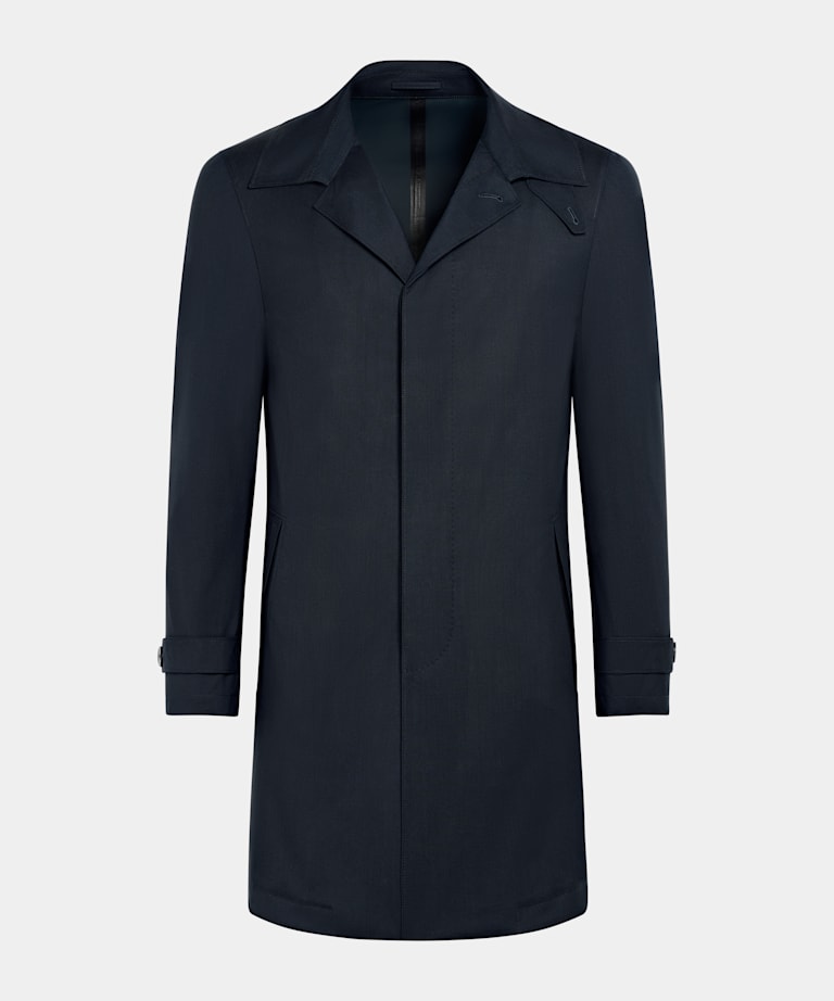 Navy Raincoat