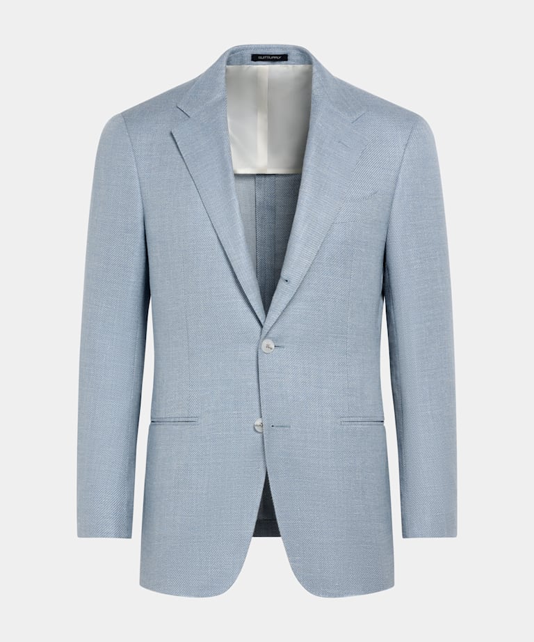 Blazer Havana coupe Tailored bleu clair