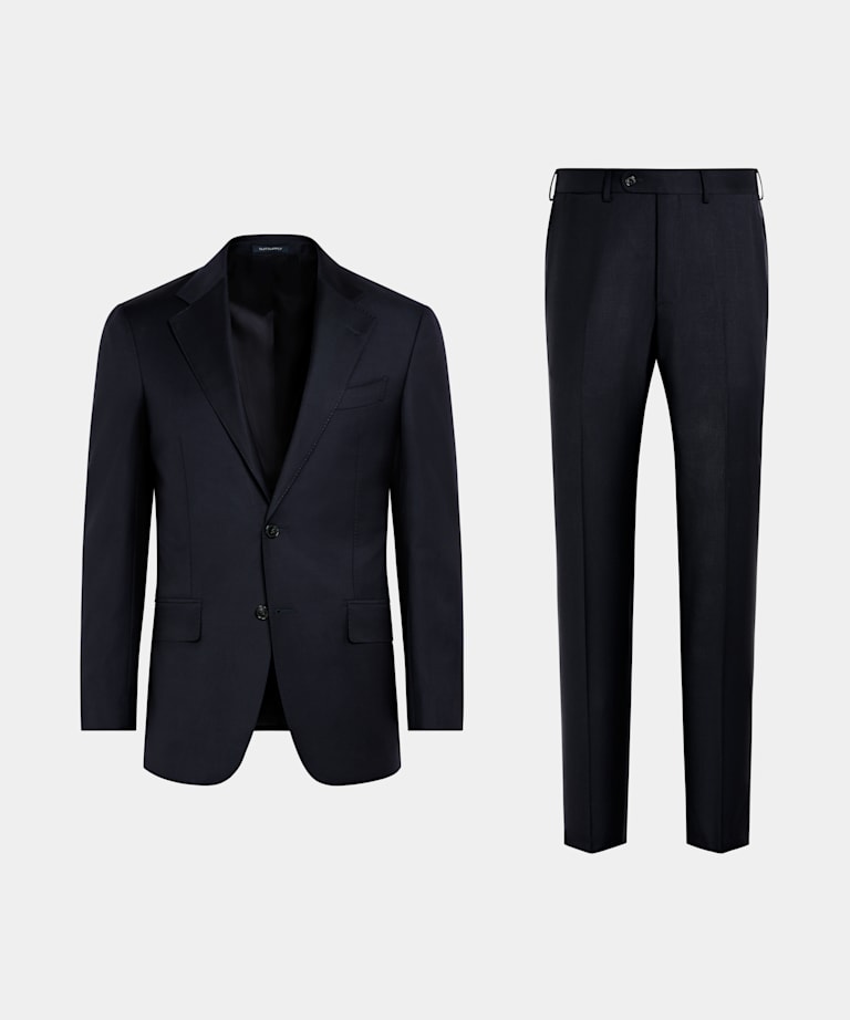 Navy Tailored Fit Havana Suit