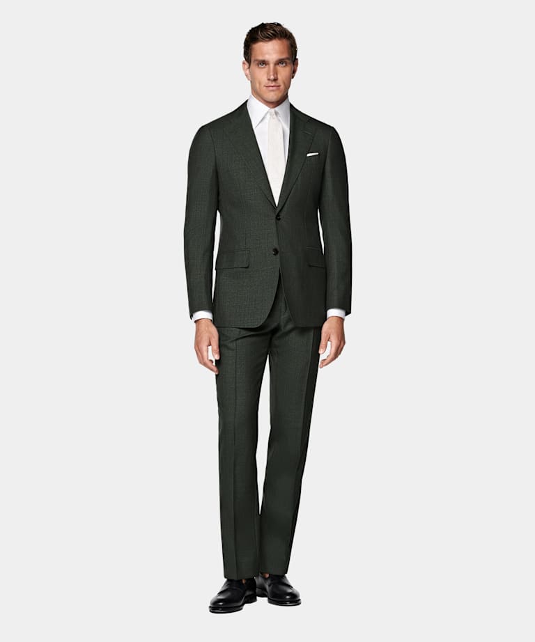 Havana Perennial Anzug dunkelgrün Tailored Fit