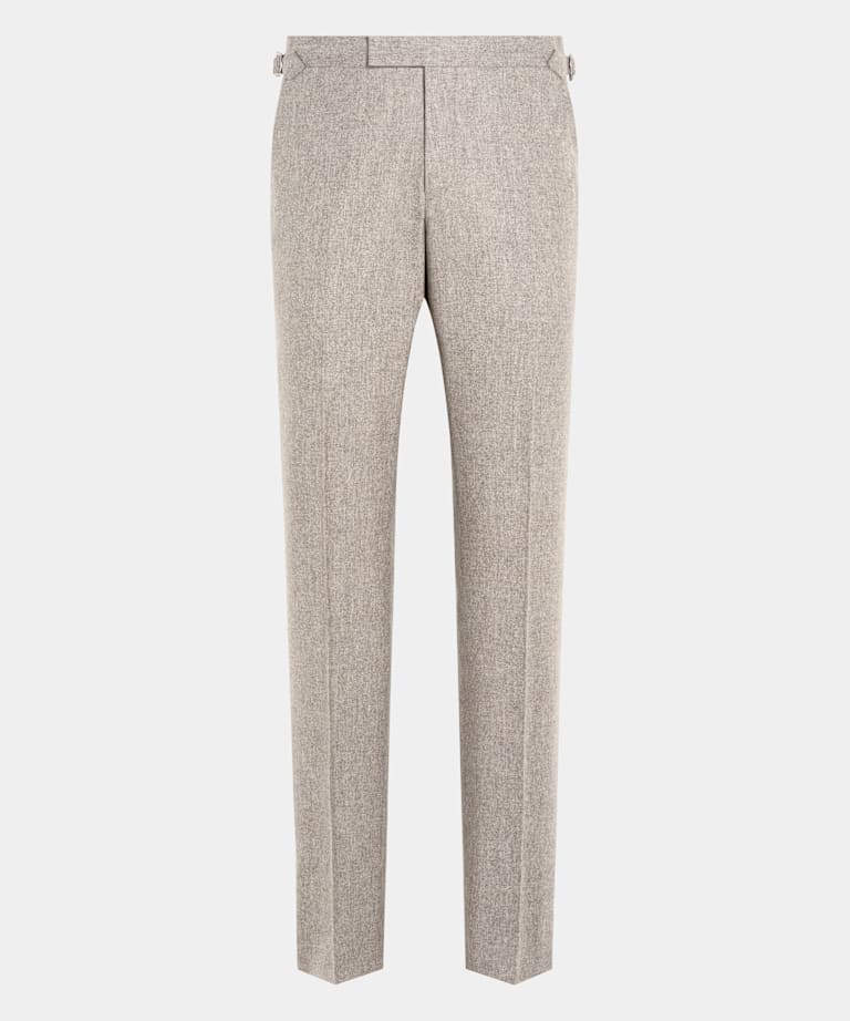 Taupe Straight Leg Trousers