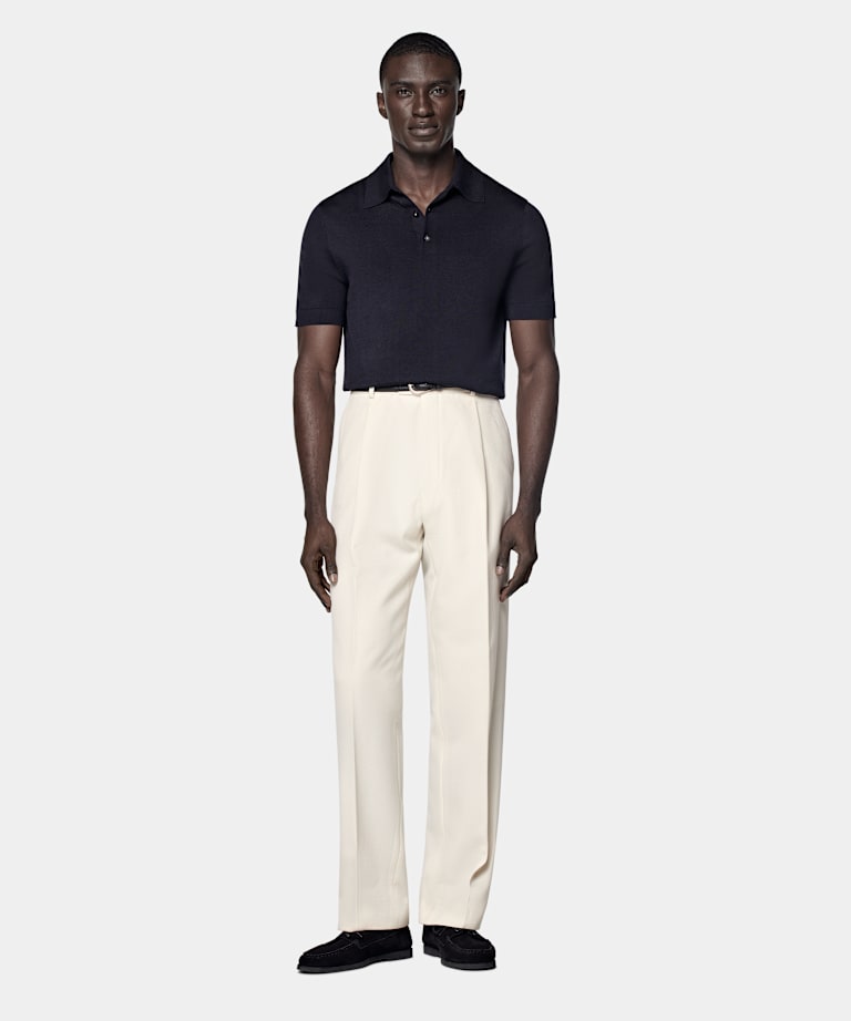 Polo bleu marine