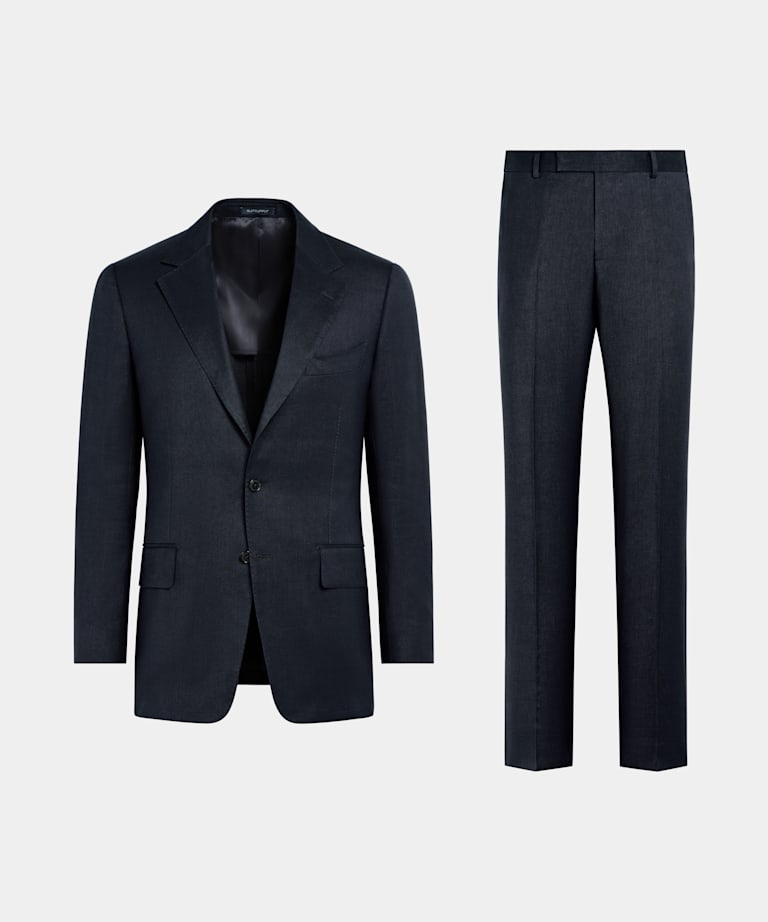Traje Milano azul marino corte Tailored
