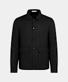 Chaqueta bomber negra