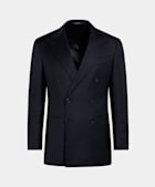 Navy Tailored Fit Havana Suit Jacket