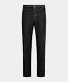 Dark Grey Straight Leg Jeans