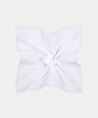 White Pocket Square