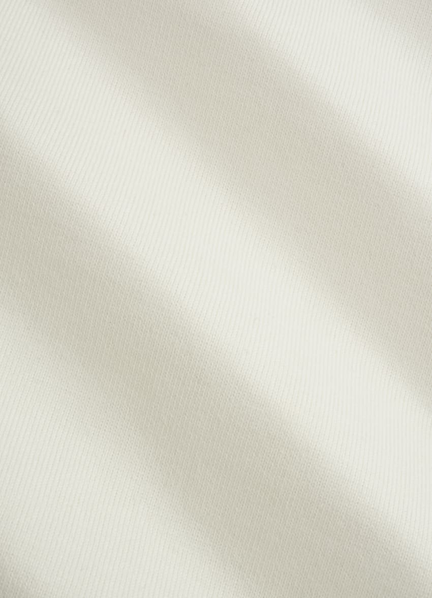 SUITSUPPLY Pure Cotton Off-White Crewneck T-Shirt