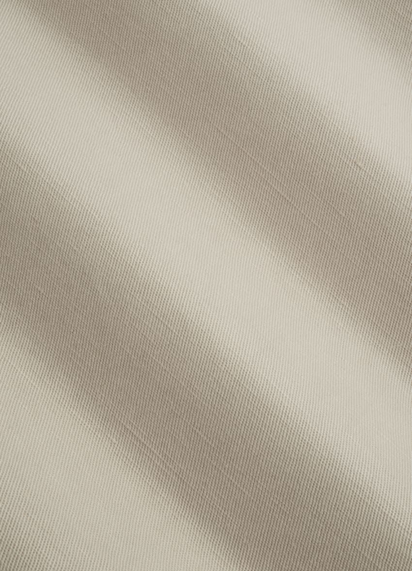 SUITSUPPLY Cotton Linen by Di Sondrio, Italy Sand Straight Leg Shorts