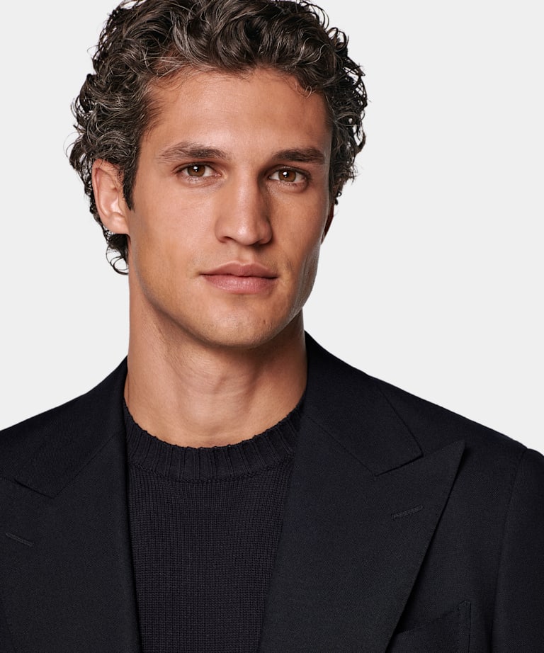 Veste de costume Havana coupe Tailored bleu marine