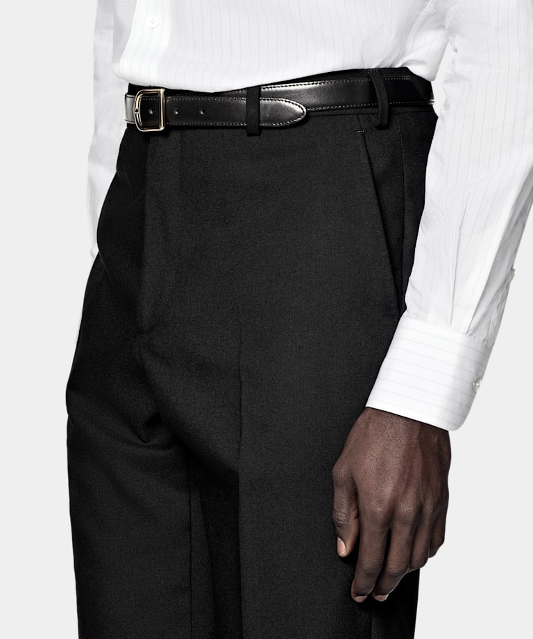 Black Tailored Fit Havana Suit