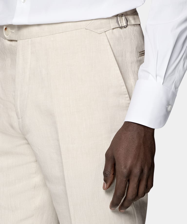 Sand Tailored Fit Havana Suit