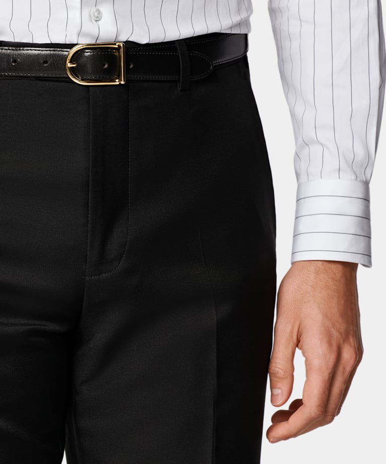 Black Tailored Fit Havana Suit