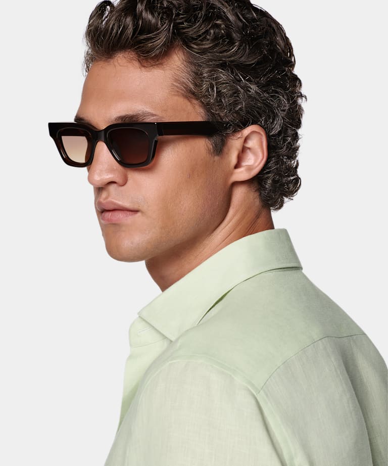 Light Green Relaxed Fit Shirt