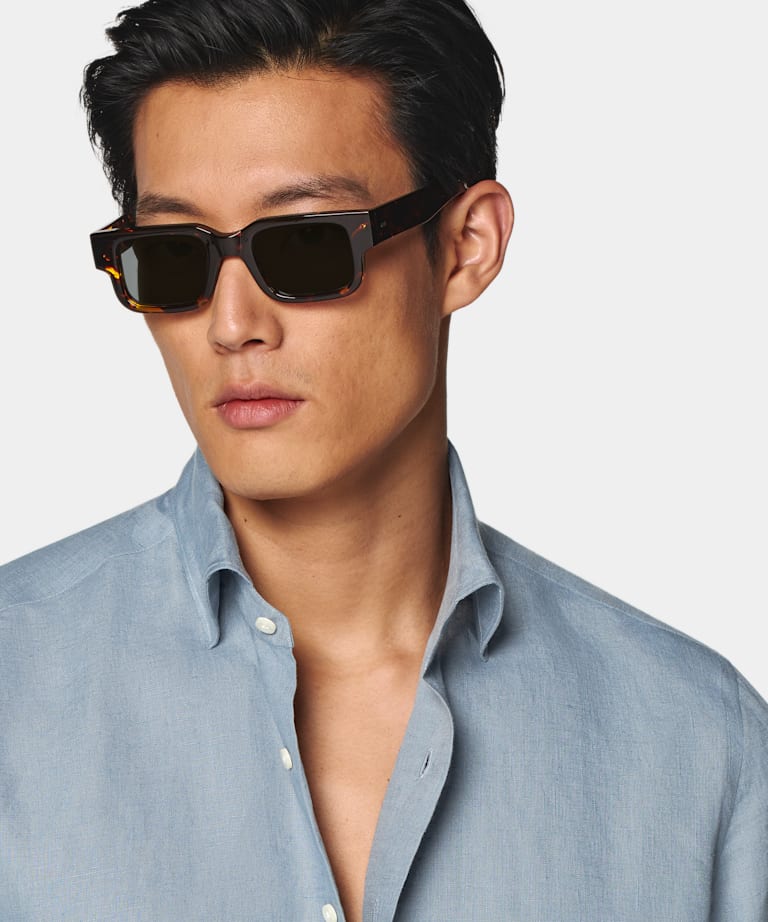 Chemise coupe Relaxed bleu clair