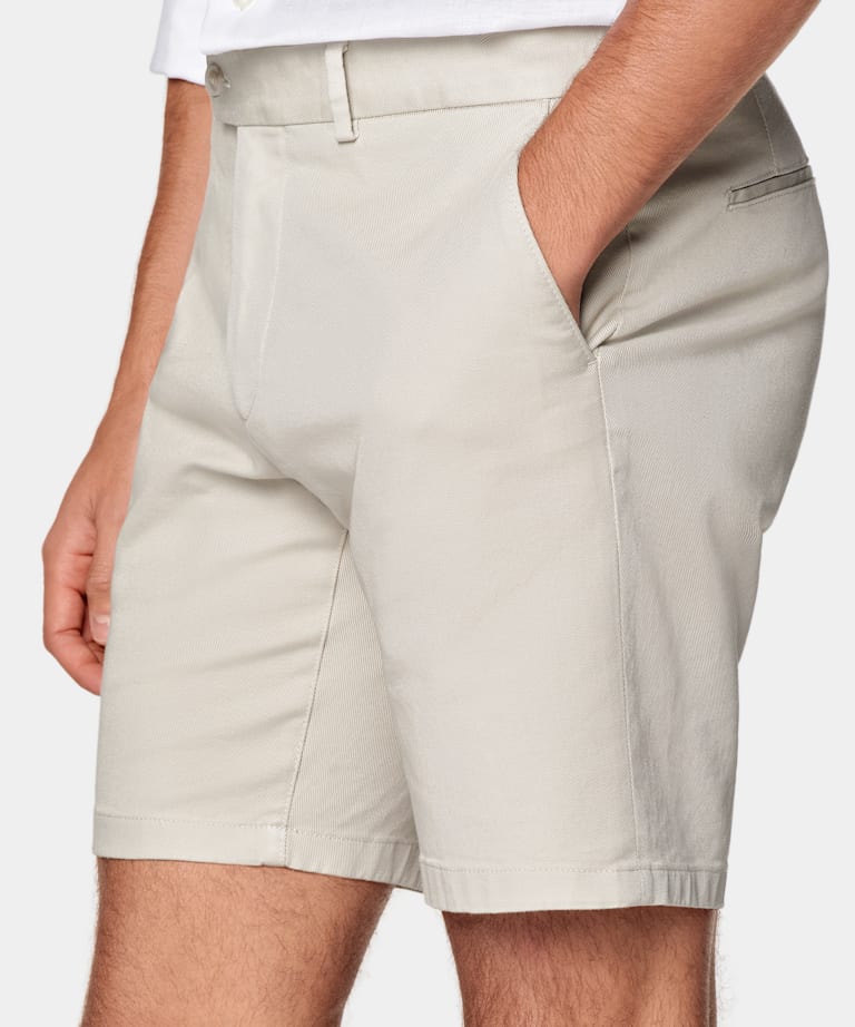 Sand Slim Leg Chino Shorts