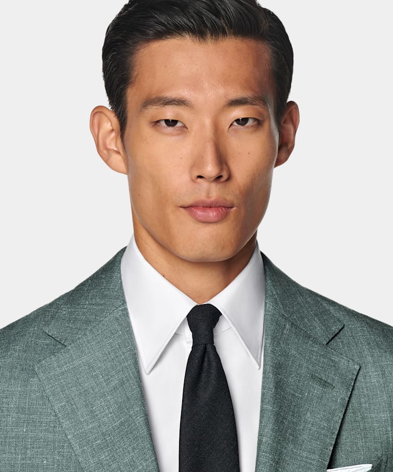 Green Tailored Fit Havana Suit