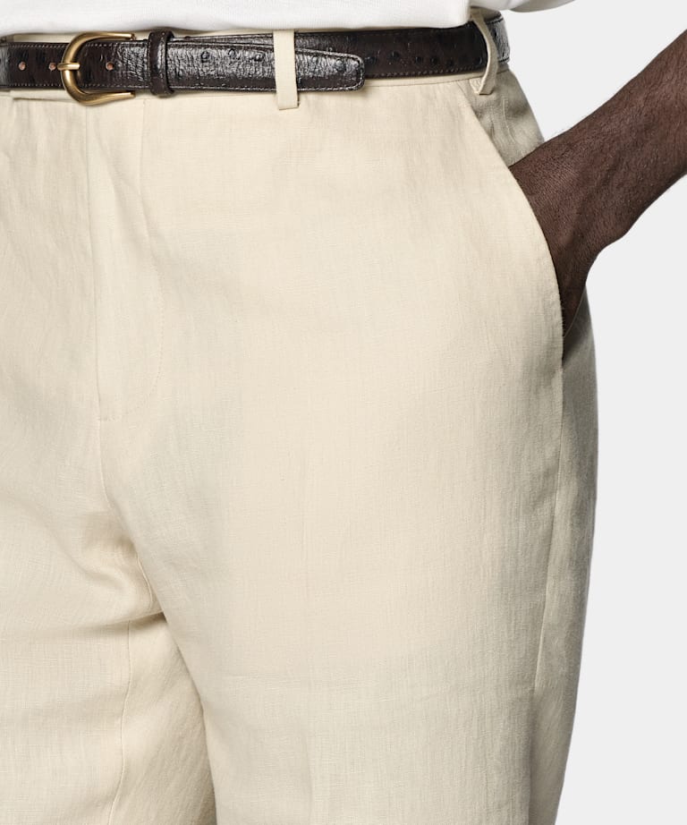 Abito Havana color sabbia tailored fit