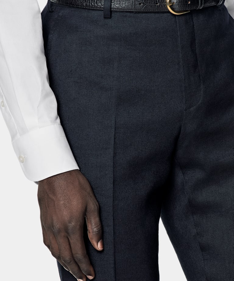 Traje Milano azul marino corte Tailored