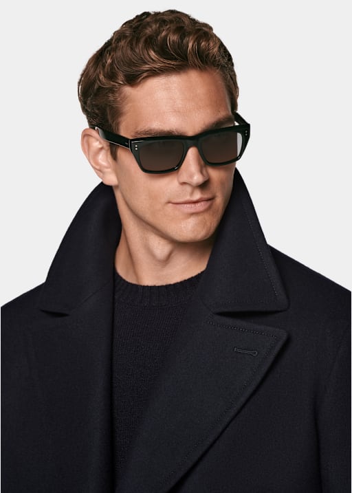 Caban bleu marine