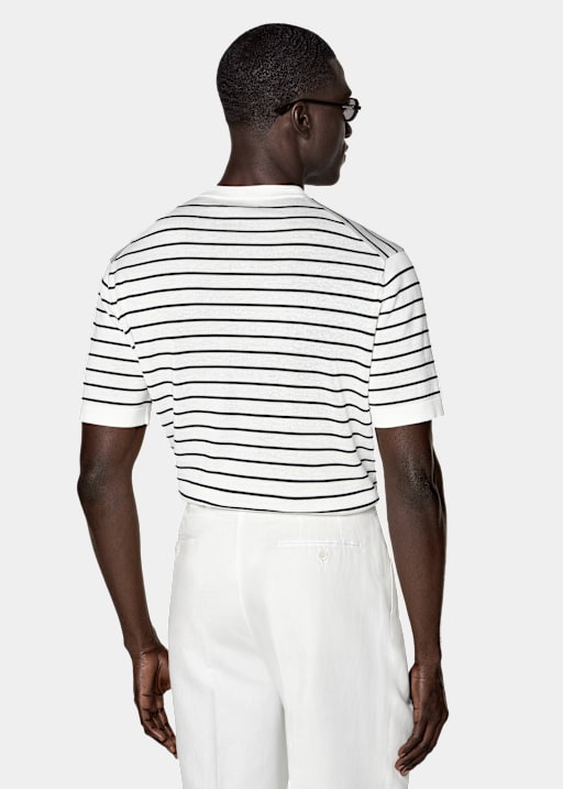 Off-White Short Sleeve Crewneck
