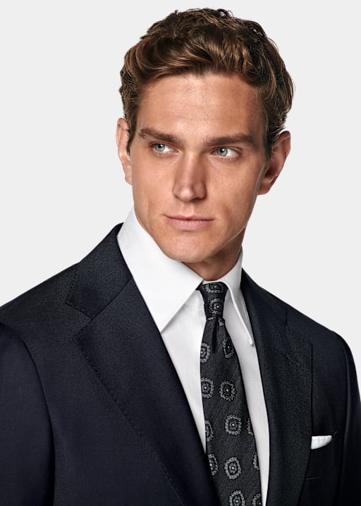 Navy Perennial Tailored Fit Havana Suit