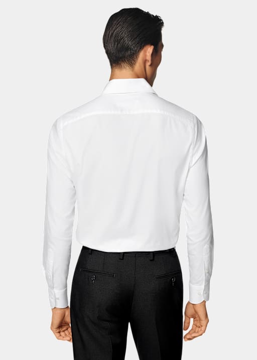 White Point Collar Tailored Fit Shirt