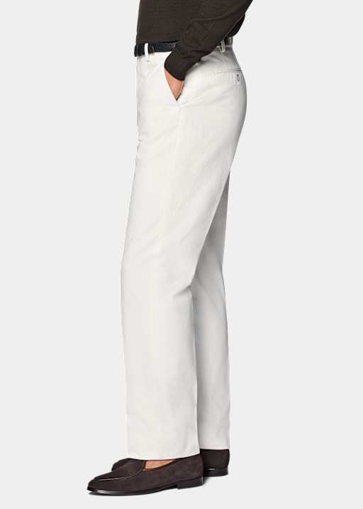 Off-White Straight Leg Chinos