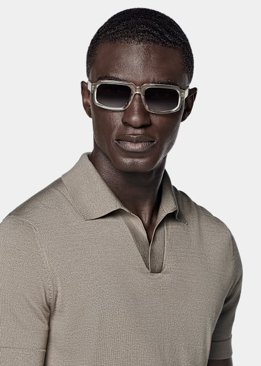Polo sans boutons vert