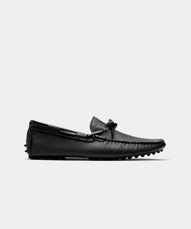 Black Driving Moccasins